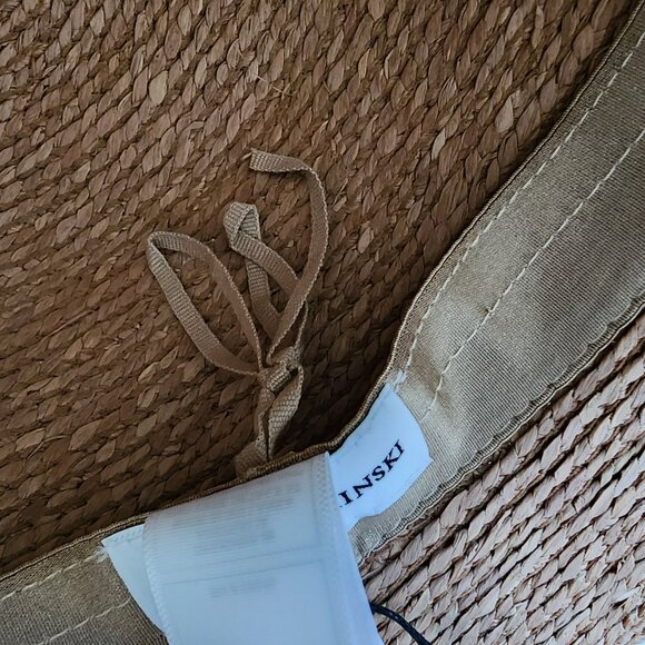 NWT Helen Kaminski Valence 6 Raffia Cloche Hat 👒🌿 - Picture 6 of 13